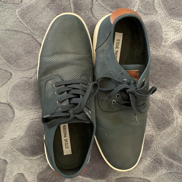 Steve Madden Blue Dress Sneakers - Picture 2 of 4